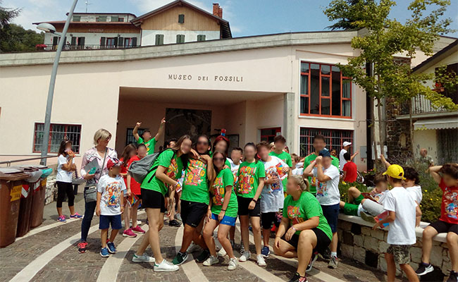 Foto di una gita con i ragazzi del Gr.Est 2018 della parrocchia di Salgareda