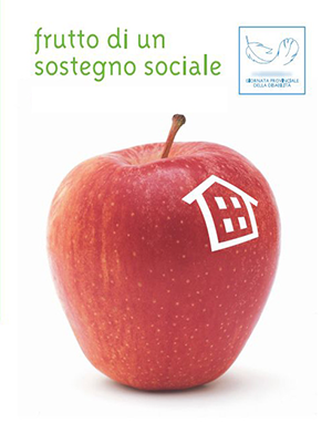 Logo dell'iniziativa sociale "frutto di un sostegno sociale" 2016