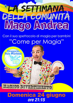 Locandina de La Settimana della Comunità 2018 di domenica 24 giugno 2018