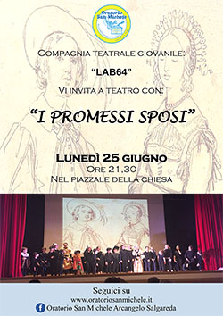 Locandina de La Settimana della Comunità 2018 di lunedì 25 giugno 2018