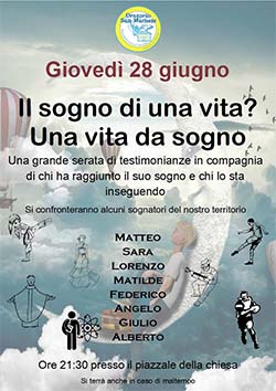 Locandina de La Settimana della Comunità 2018 di giovedì 28 giugno 2018