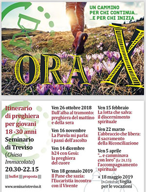 Locandina del seminario di Treviso con la proposta dal titolo l'Ora X