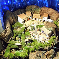 Foto di un presepio che ha partecipato al concorso.