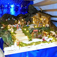Foto di un presepio che ha partecipato al concorso.