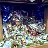 Foto di un presepio che ha partecipato al concorso.